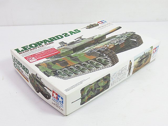 ∞ TAMIYA タミヤ 1/35 ドイツ連邦軍主力戦車 レオパルド2 A5 ラジオコントロールタンク フルセット アクトパルRCセット □H8_画像3