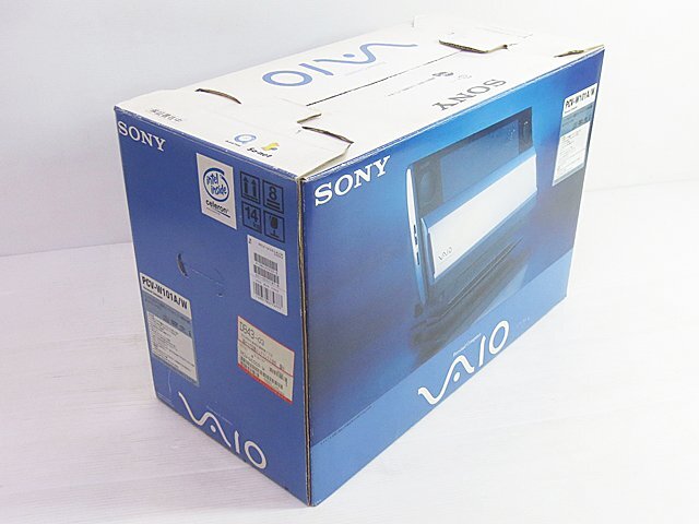 ∞【未使用/現状品】SONY ソニー 一体型パソコン VAIO PCV-W101A/W 15.3型ワイド バイオW WinXP Celeron TVチューナー搭載 □H8の画像9