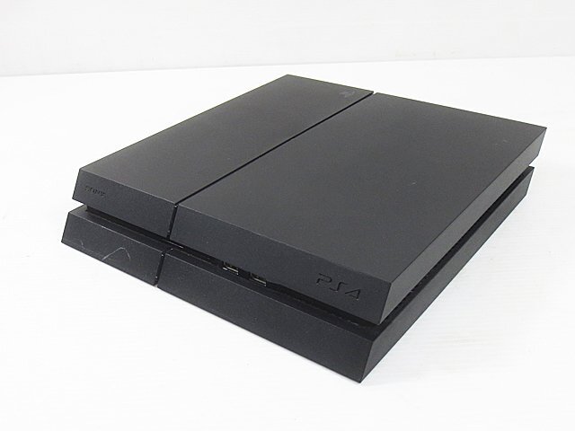 ∞【ジャンク】SONY ソニー PlayStation4 500GB CUH-1200A ジェット・ブラック 本体のみ 起動確認のみ PS4 プレステ4 □H8_画像1