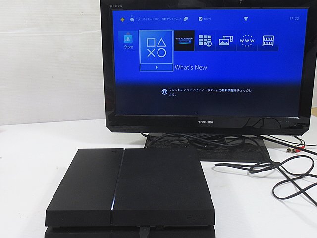 ∞【ジャンク】SONY ソニー PlayStation4 500GB CUH-1200A ジェット・ブラック 本体のみ 起動確認のみ PS4 プレステ4 □H8_画像9