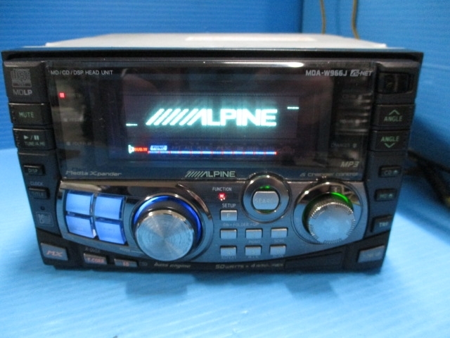 アルパイン MD/CD/DSPヘッドユニット MDA-W966J 2DINの画像1