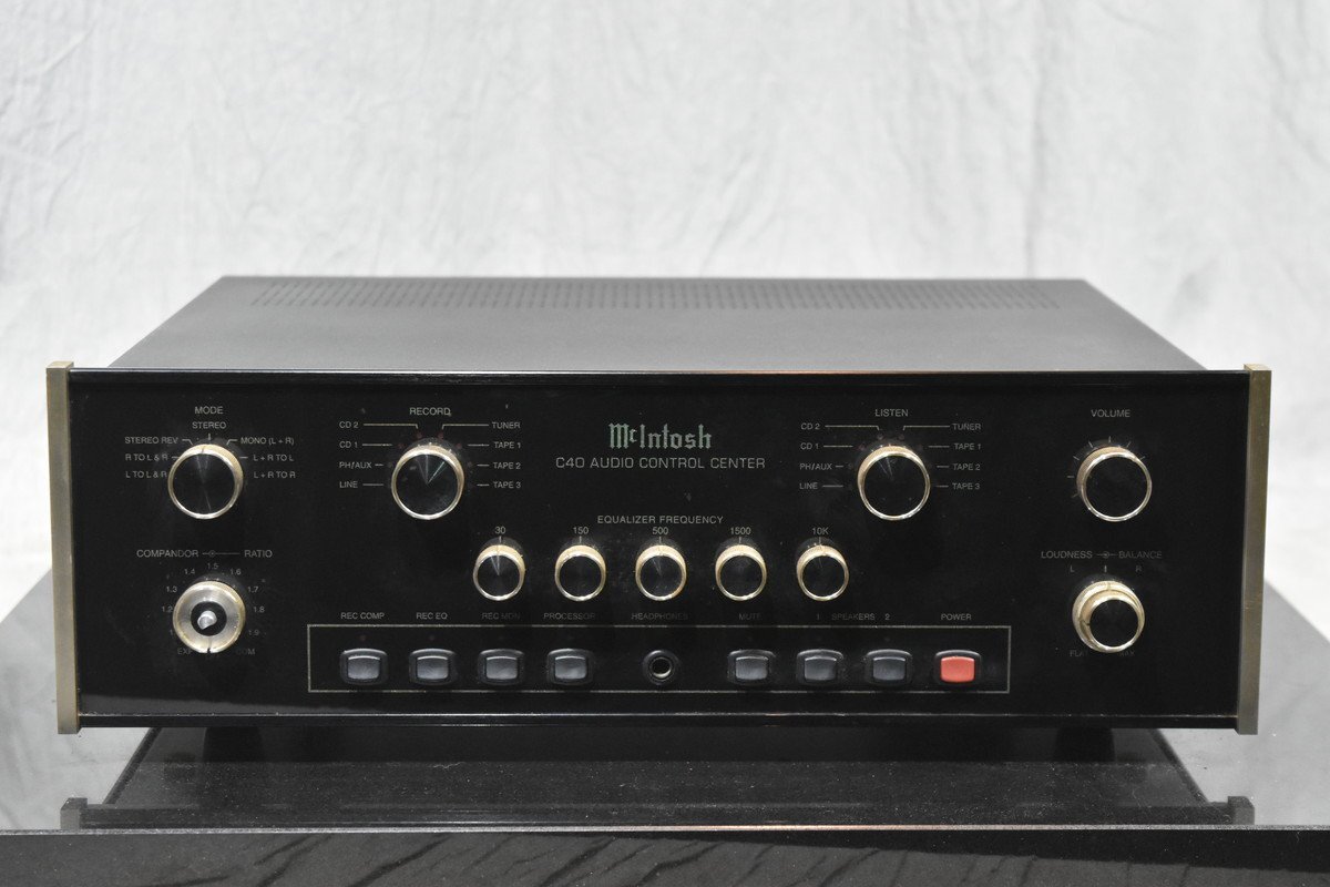 【送料無料!!】McIntosh マッキントッシュ プリアンプ C40の画像2