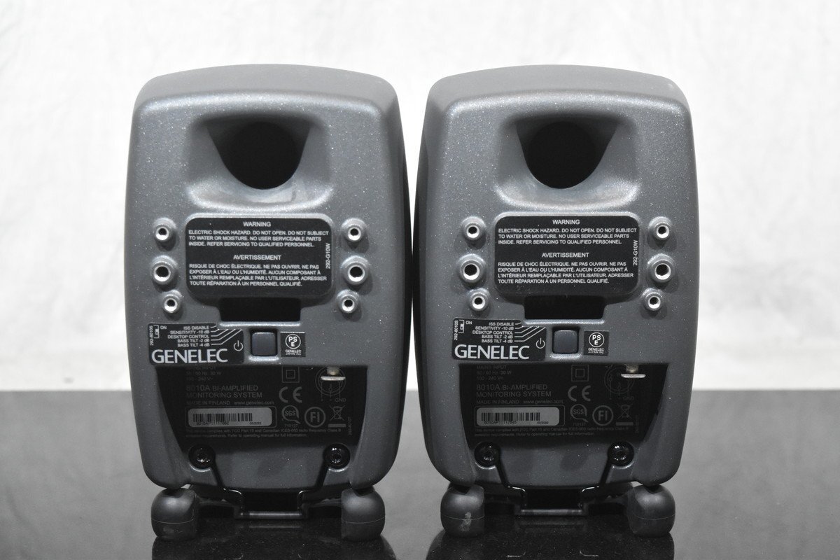 GENELEC ジェネレック 8010AP パワードモニタースピーカー ペアの画像6