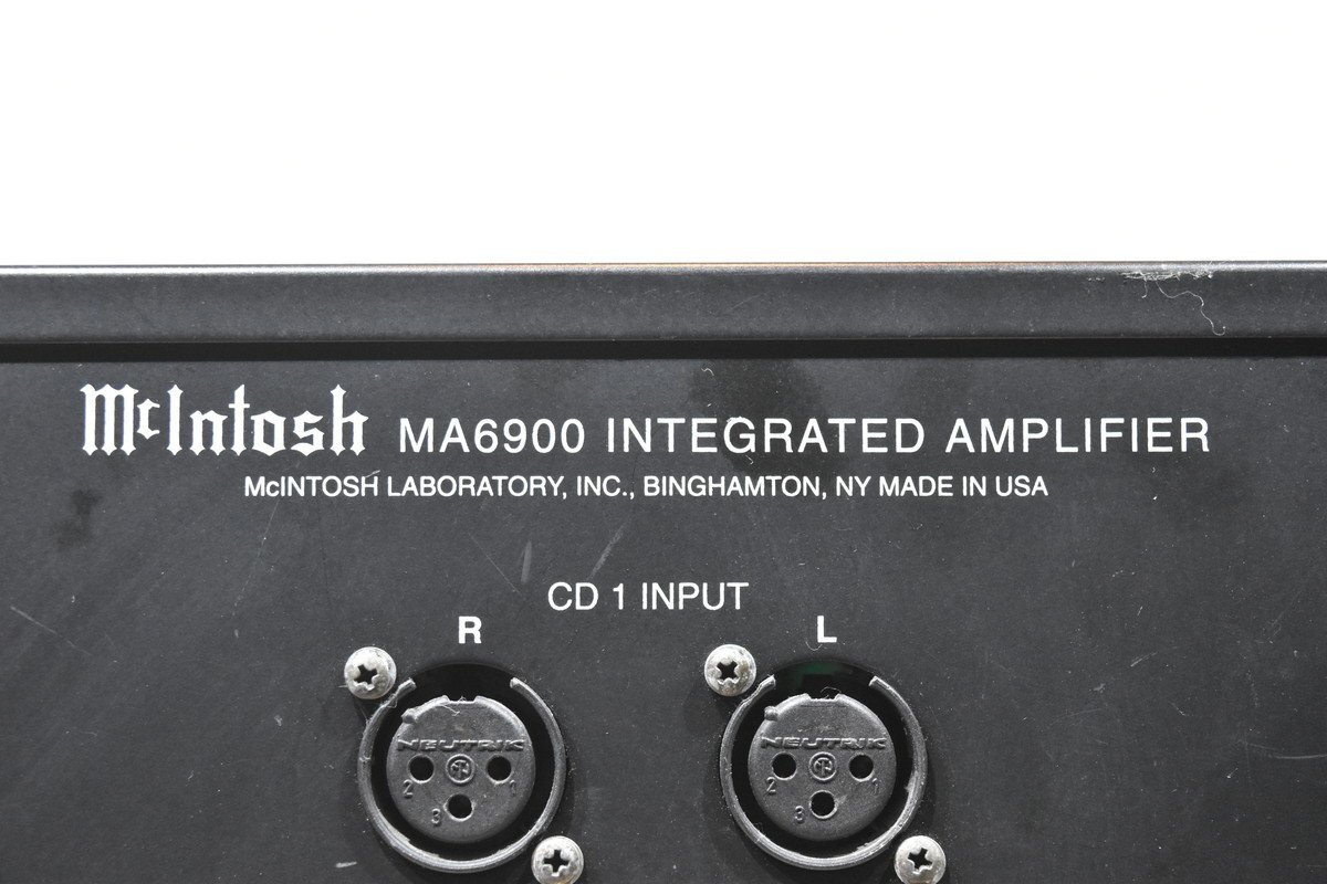 【送料無料!!】McIntosh マッキントッシュ プリメインアンプ MA6900の画像7