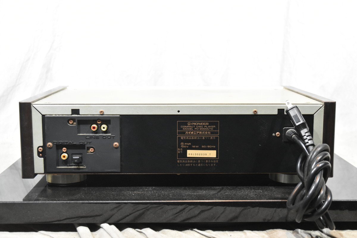 Pioneer パイオニア CDプレーヤー PD-2000LTDの画像6
