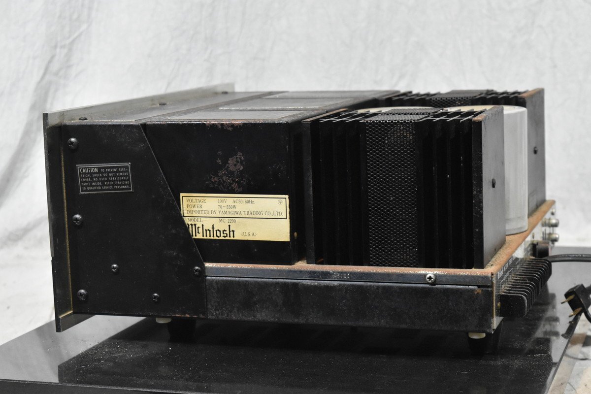 McIntosh/マッキントッシュ パワーアンプ MC2200の画像4