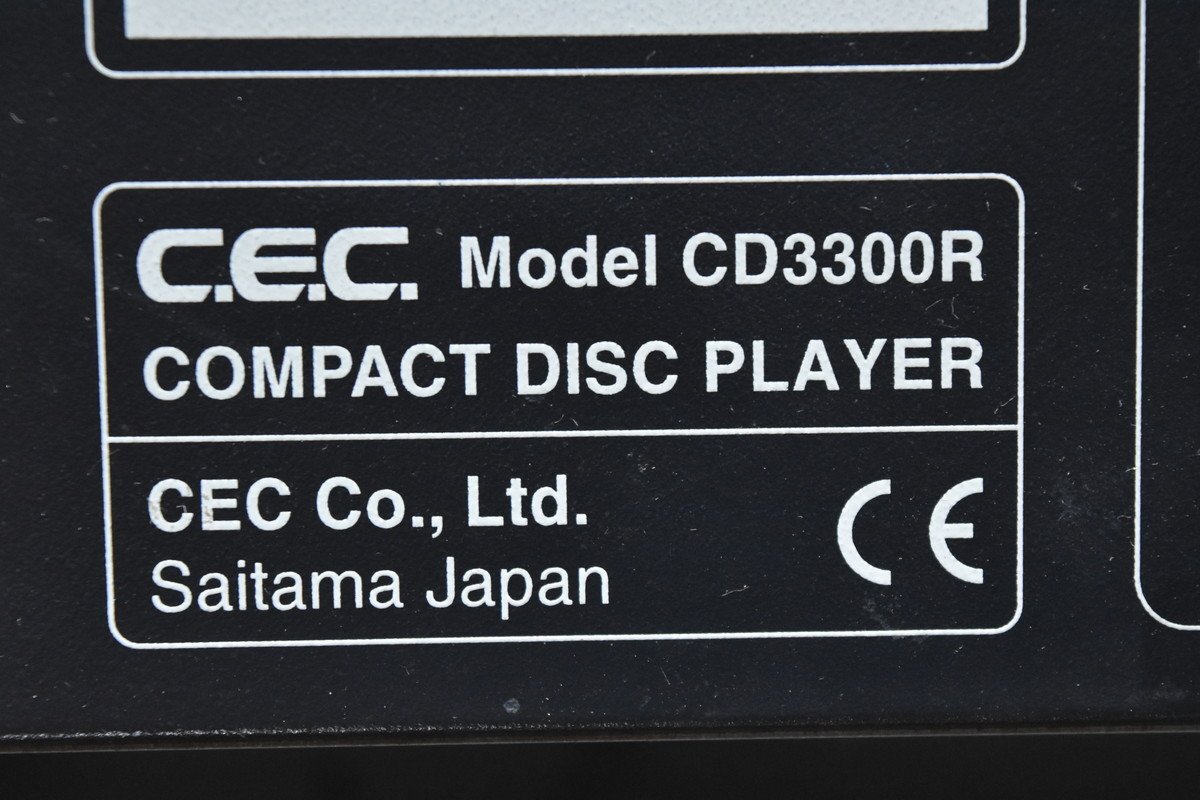 CEC CD3300R CDプレイヤー