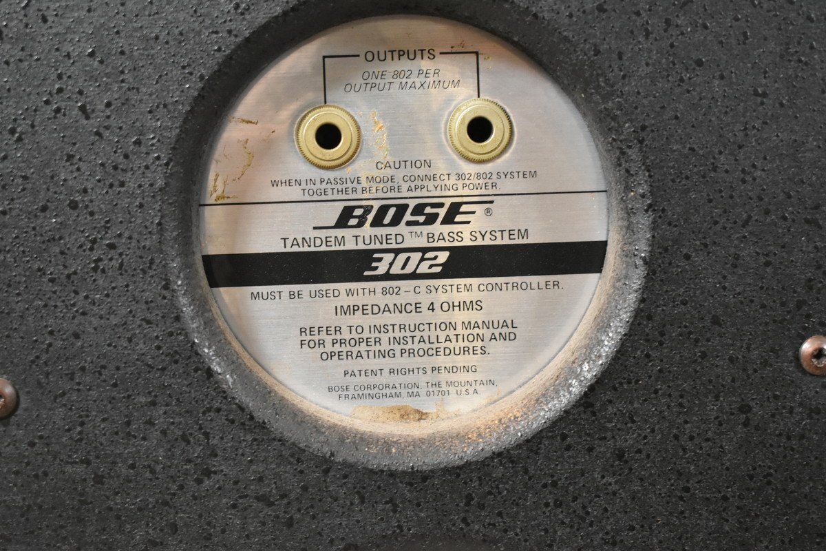 * BOSE 302 Bose subwoofer pair * juridical person sama only JITBOX use possibility 