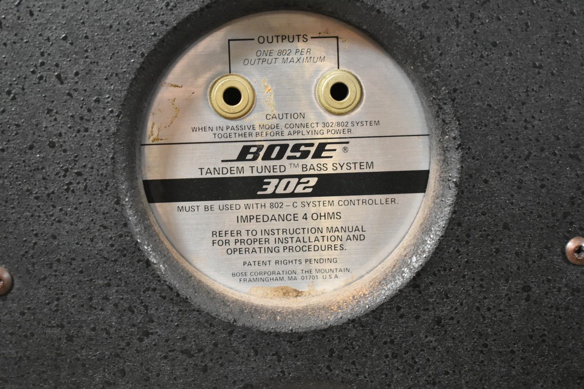 Yahoo!オークション - BOSE 302 ボーズ サブウーファー ペア Yahoo!オークション - BOSE 302 ボーズ サブウーファー ペア