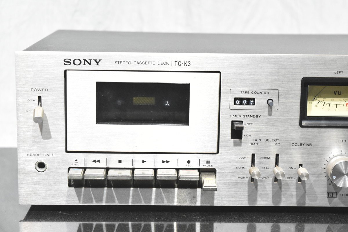 SONY ソニー TC-K3 カセットデッキ_画像3