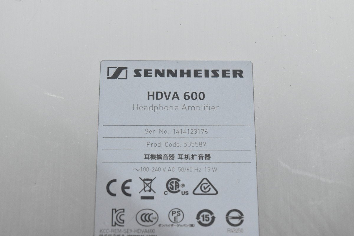 SENNHEISER/ゼンハイザー ヘッドフォンアンプ HDVA 600_画像7
