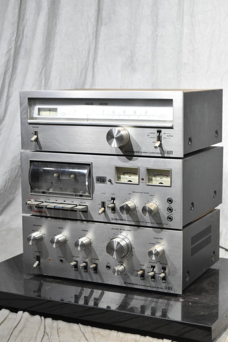 PIONEER パイオニア TX-6600II SA-6850 CT-2 オーディオセットの画像1