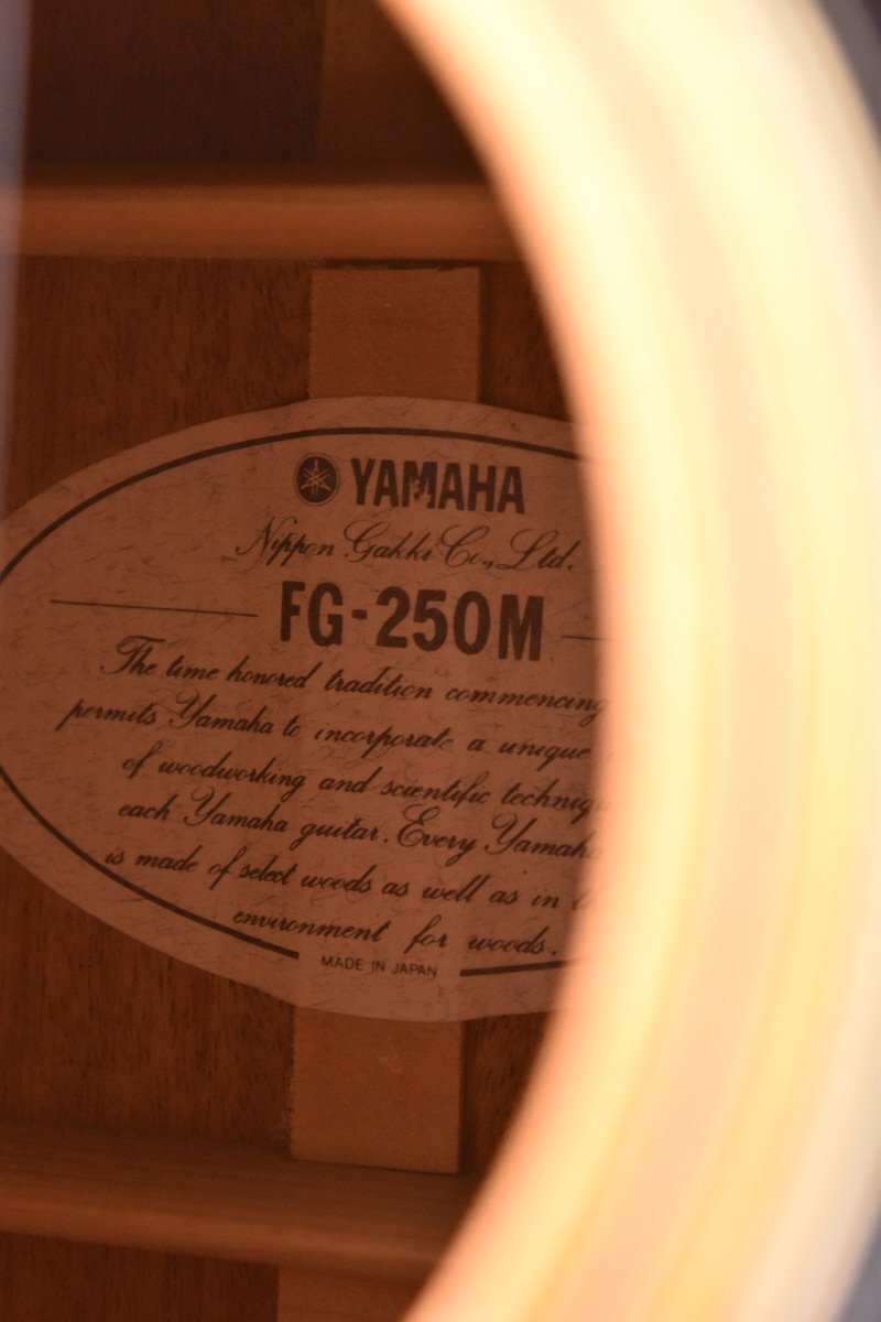 YAMAHA/ヤマハ アコースティックギター FG-250Mの画像7