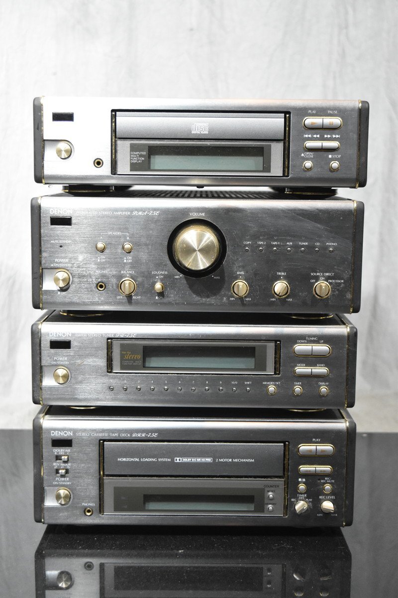 DENON/ Denon system player DCD-7.5E/TU-7.5E/DRR-7.5E/PMA-7.5E[ present condition delivery goods ]