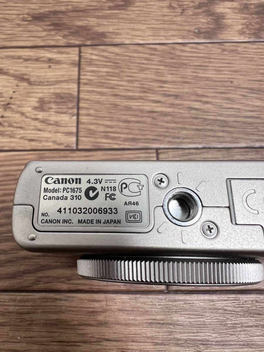 H105★Canon PowerShot S100 デジカメ PC1675 動作未確認ジャンクの画像9