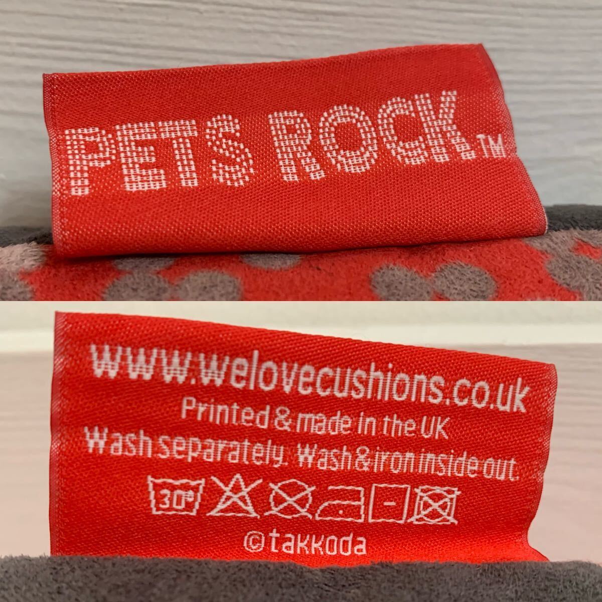 PETS ROCK ペッツロック MADE IN UK イギリス製 takkoda タッコーダ「GAGA」 Lady Gaga レディー・ガガ キャット 猫 クッション アーカイブ_画像8