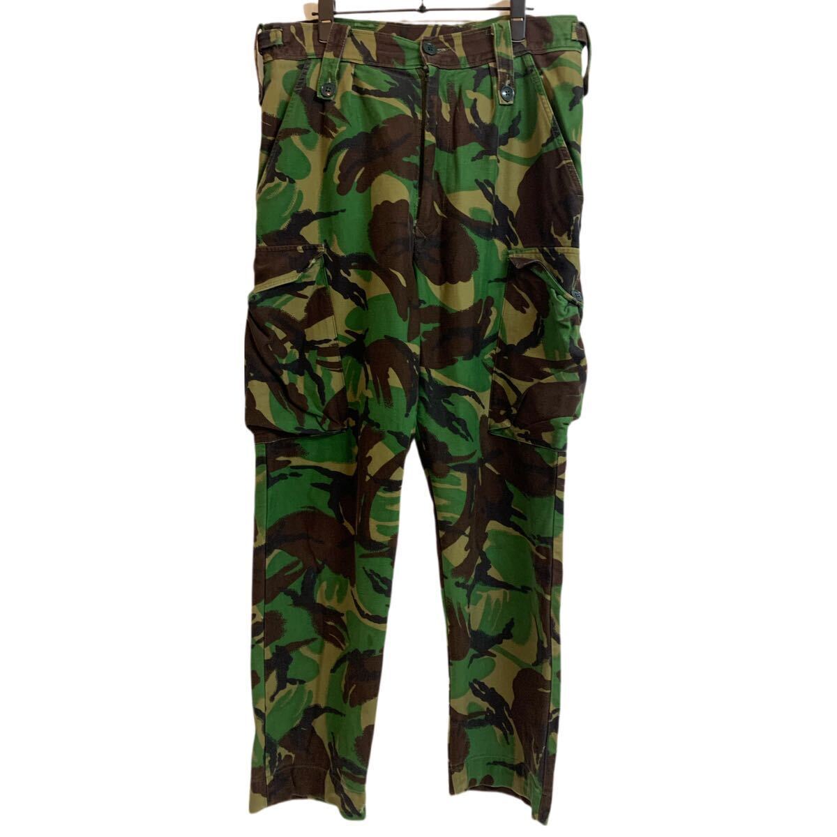 UK VINTAGE ヴィンテージ イギリス軍 TROUSERS COMBAT DPM ミリタリーパンツ コンバットトラウザーズ カーゴパンツ カモフラ L アーカイブ_画像10