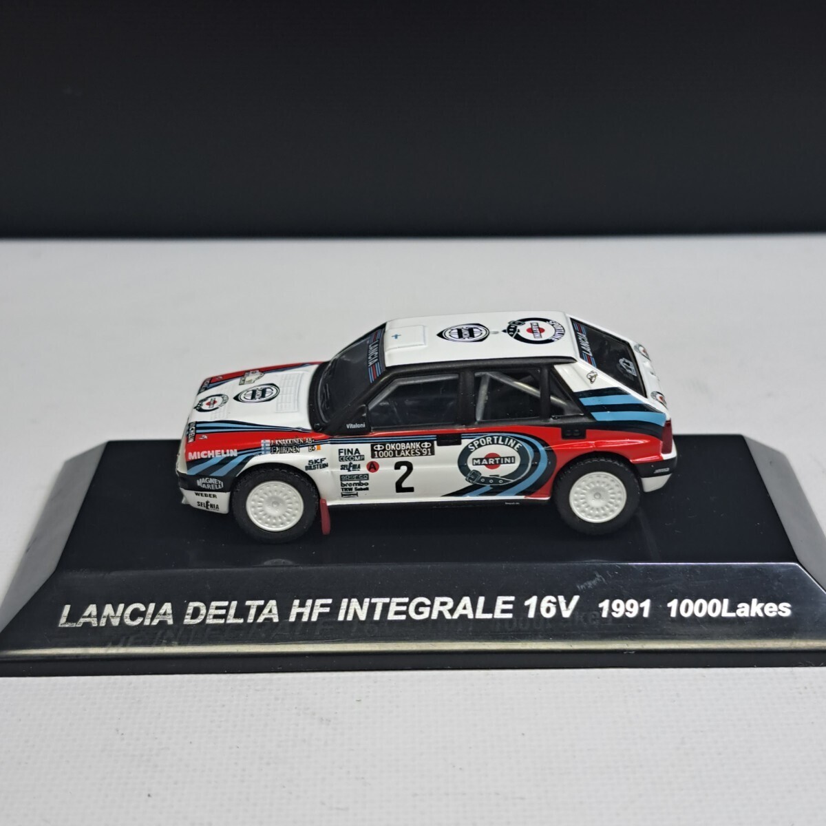 1/64 CM'S ラリーカーコレクション LANCIA DELTA HF INTEGRALE 16V 1991 1000Lakesの画像4