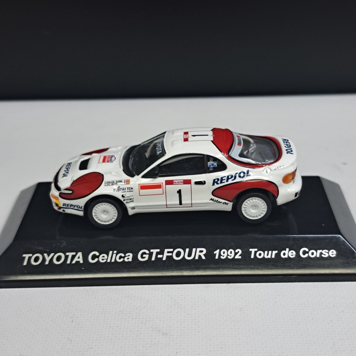 1/64 CM'S ラリーカーコレクション TOYOTA Celica GT-FOUR 1992 Tour de Corse の画像4