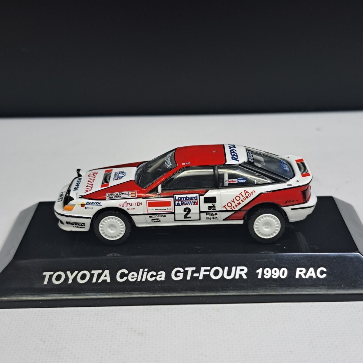 1/64 CM'S ラリーカーコレクション TOYOTA Celica GT-FOUR 1990 RAC _画像4