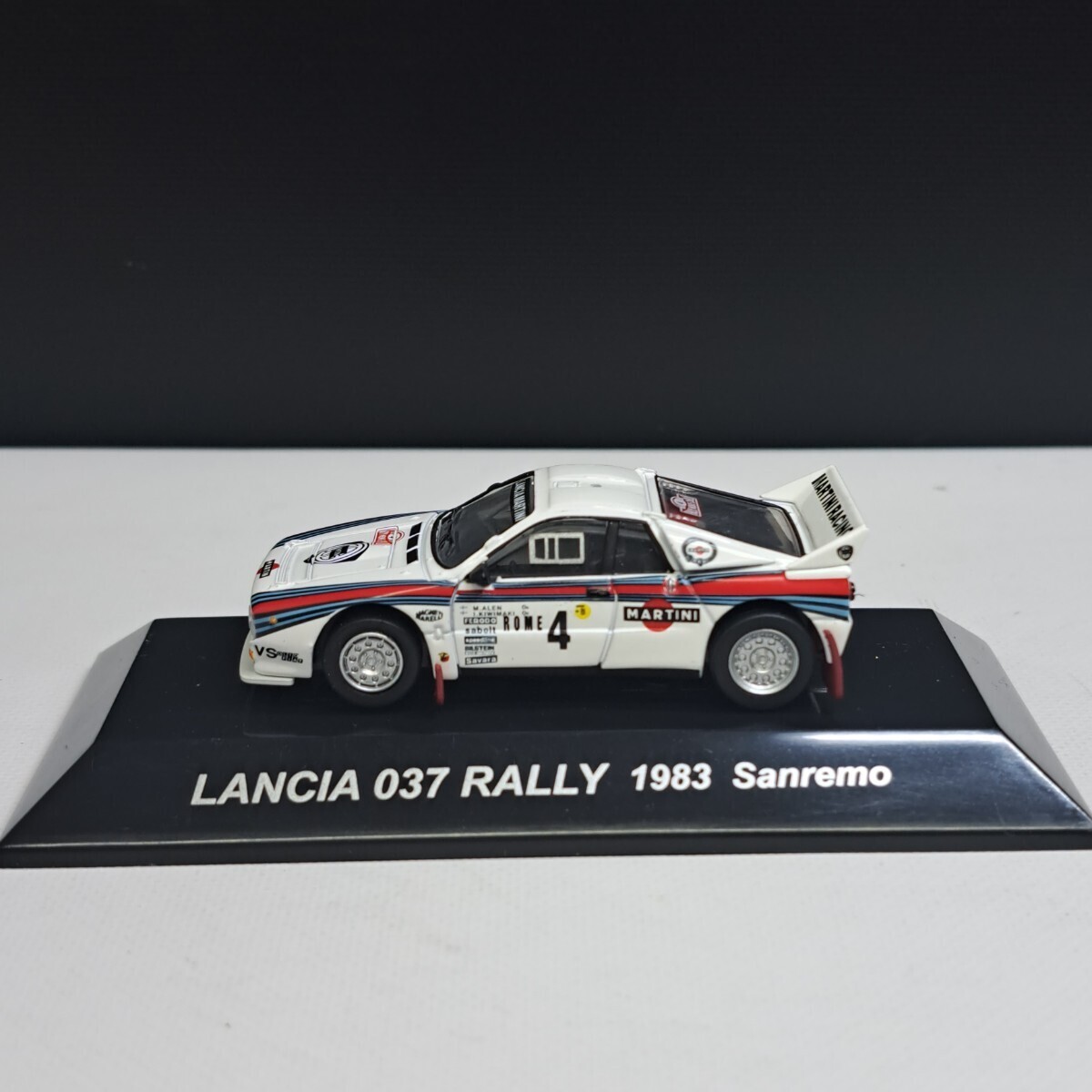 1/64 CM'S ラリーカーコレクション LANCIA 037 RALLY 1983 Sanremo の画像4