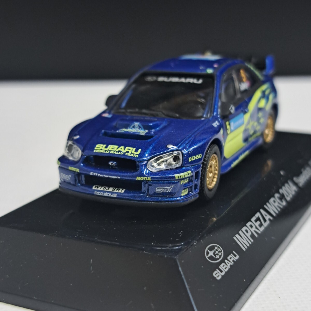 1/64 CM'S ラリーカーコレクション スバル IMPREZA WRC 2004 Swedish P.Solberg の画像1