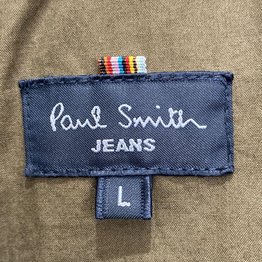 PaulSmith jeans　ポールスミス　レザージャケット　カーコート　ブラック　牛革　革ジャン　黒　M相当_画像5