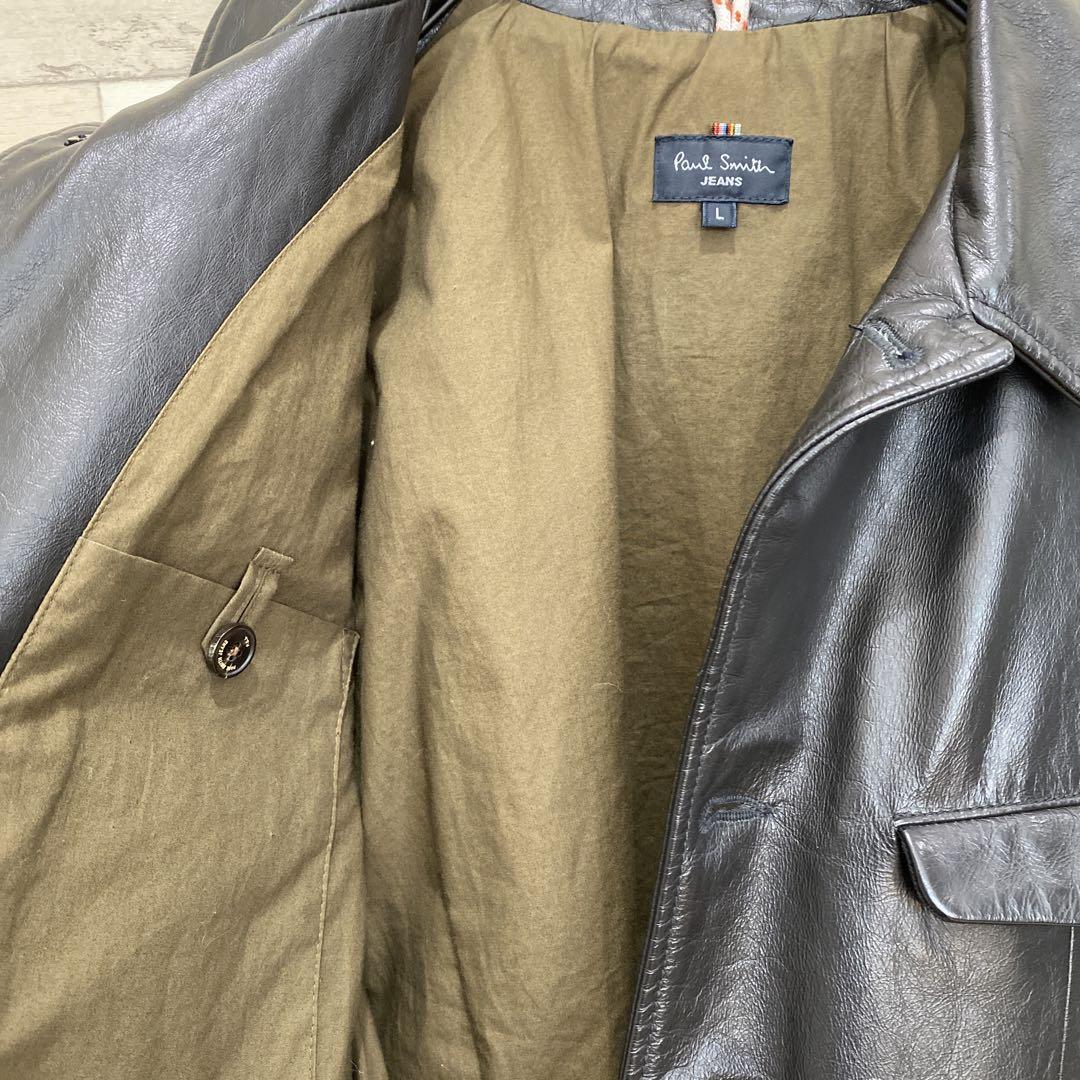 PaulSmith jeans ポールスミス レザージャケット カーコート PaulSmith jeans ポールスミス レザージャケット カーコート