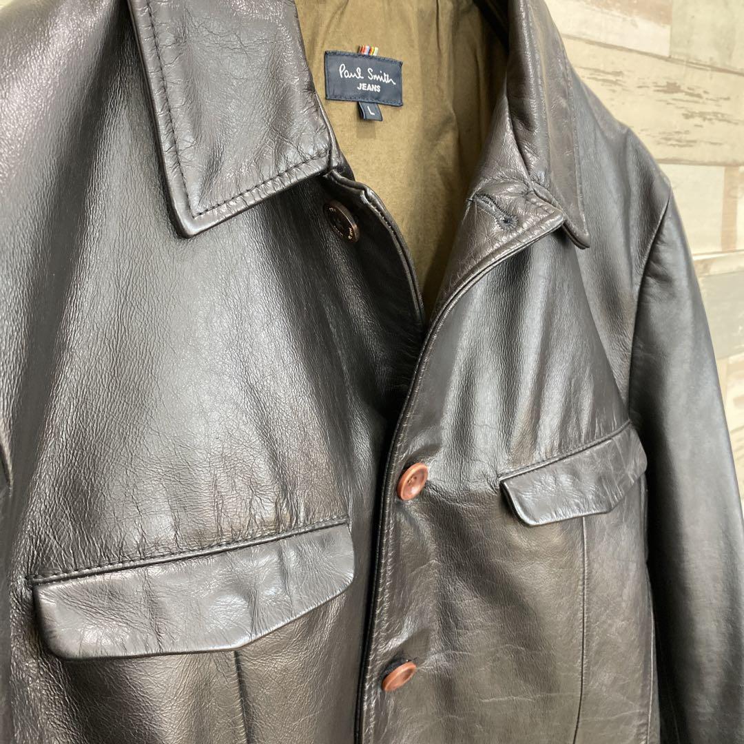PaulSmith jeans ポールスミス レザージャケット カーコート PaulSmith jeans ポールスミス レザージャケット カーコート