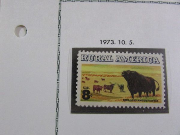 アメリカ合衆国 アメリカの田園 1種完 1973.10.5の画像1