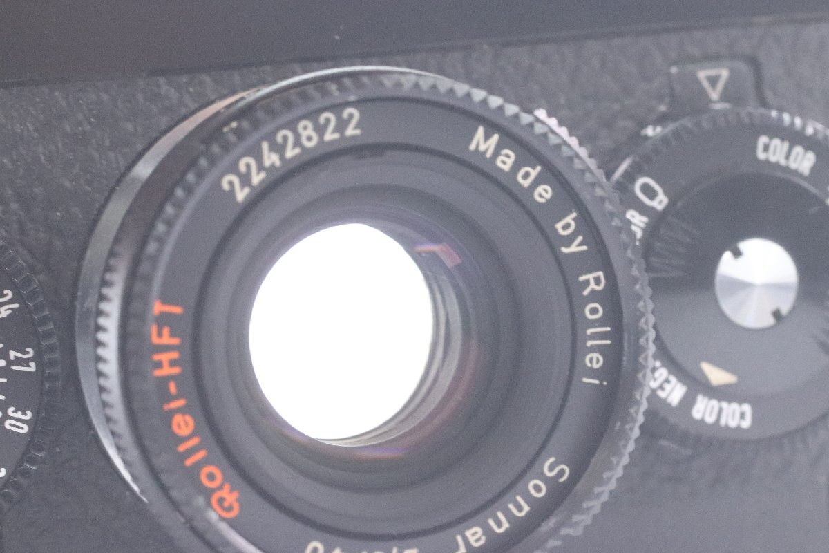 ROLLEI ローライ 35 S SONNAR 40mm F2.8 コンパクト フィルム カメラ 43456-Kの画像8