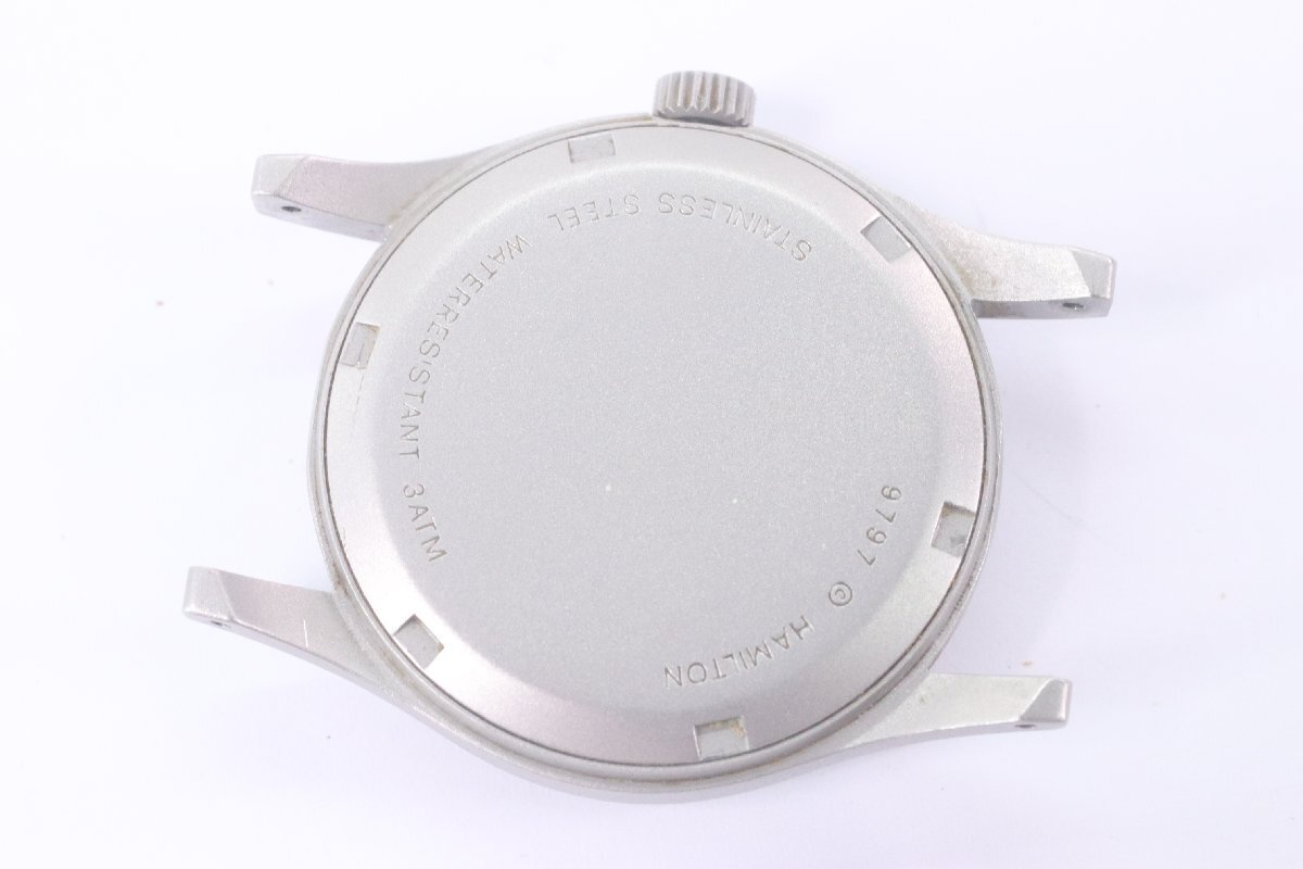 HAMILTON ハミルトン Khaki カーキ 9797 クォーツ デイト 腕時計 フェイスのみ 3871-Mの画像2