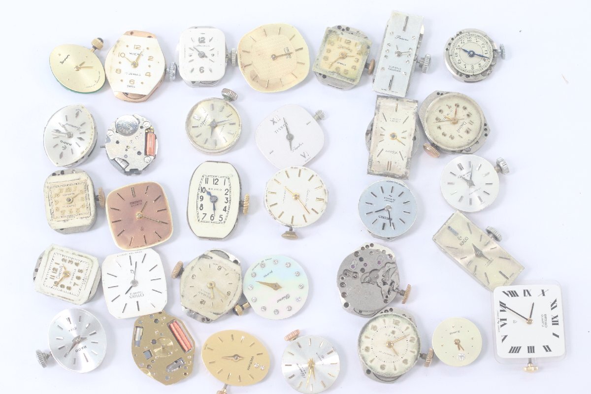 【80点以上】ムーブメント 文字盤 腕時計用 パーツ 部品取り SEIKO CITIZEN RADO WALTHAM ORIENT 等 まとめ売り 4191-Nの画像8