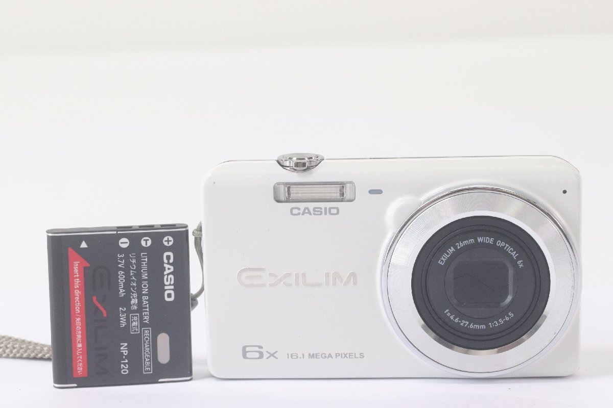 CASIO カシオ EXILIM EX-ZS26 エリクシム コンパクトカメラ デジタルカメラ デジカメ ホワイト 動作未確認 43501-Y_画像1