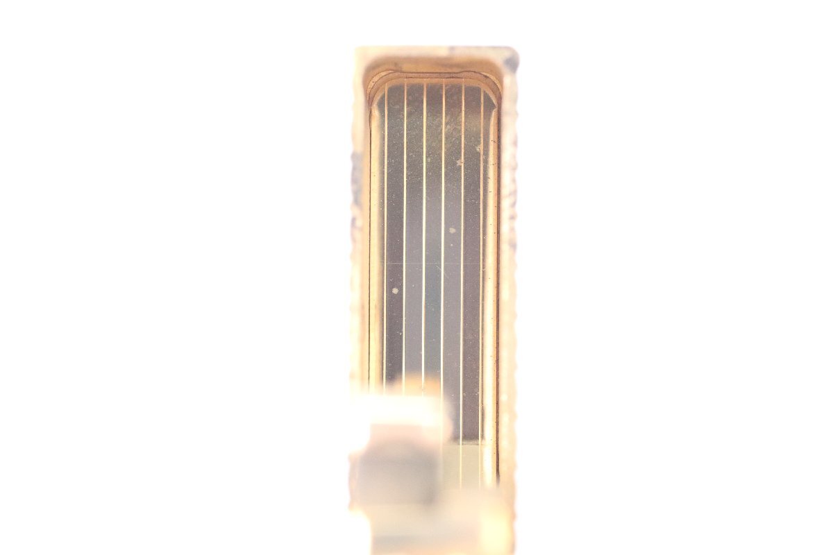 S.T.Dupont デュポン ローラー式 ガスライター ゴールドカラー 喫煙具 喫煙グッズ 箱付 ジャンク 4476-Nの画像10