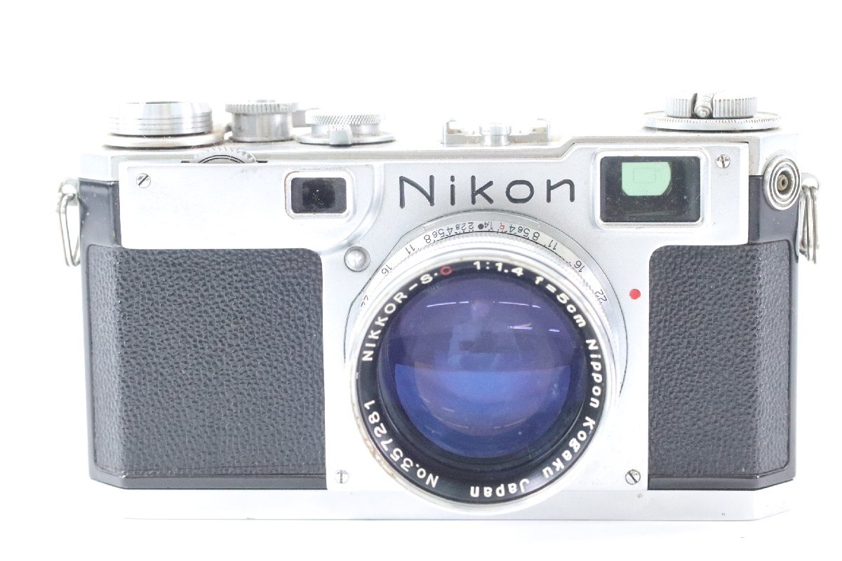 NIKON S2 前期 ニコン フィルムカメラ レンジファインダー NIKKOR-S・C F1.4 5cm 単焦点レンズ 43516-Yの画像1