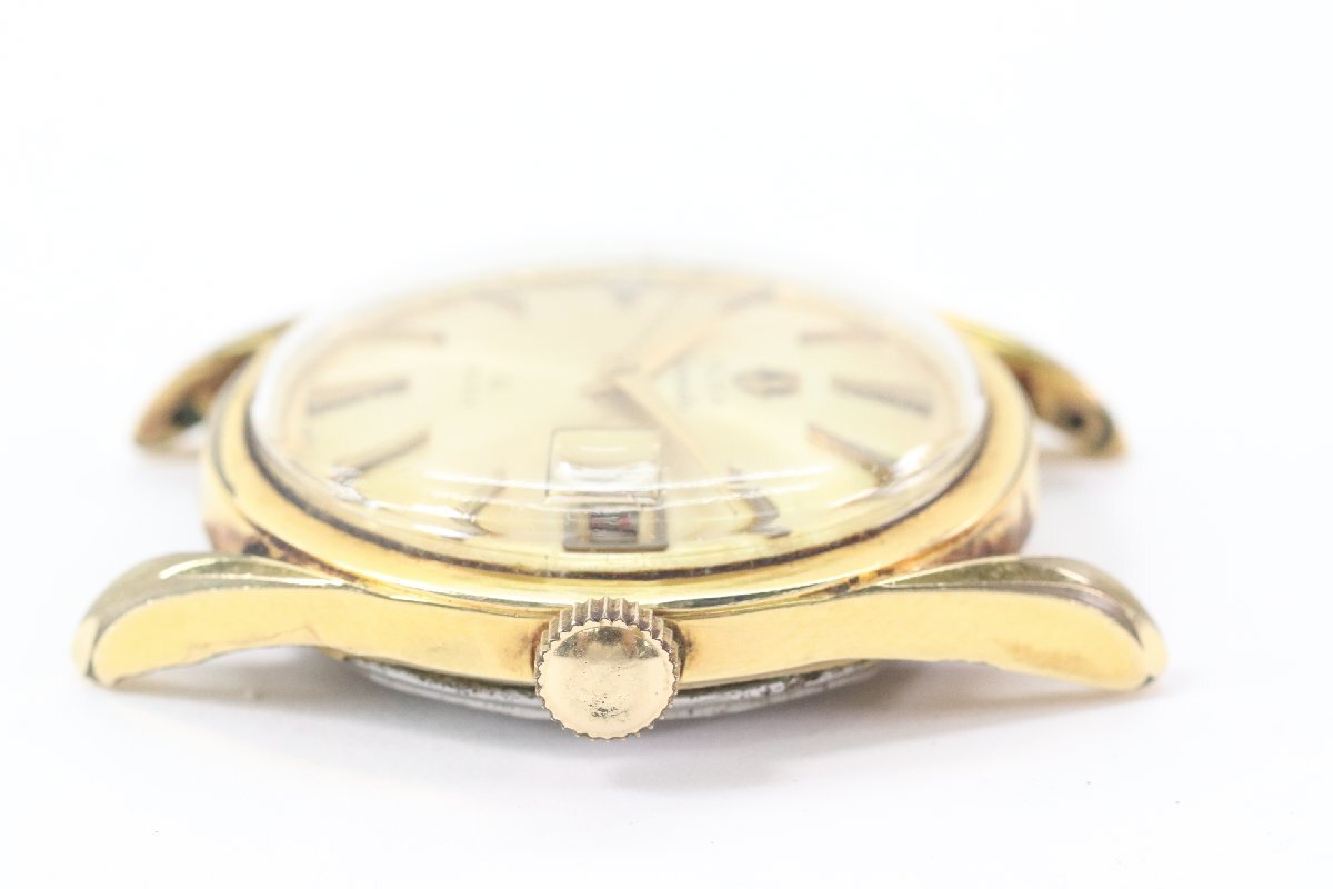 OLMA オルマ Caravelle カラベル 41石 自動巻き デイト ゴールドカラー メンズ 腕時計 フェイスのみ 4697-HAの画像3