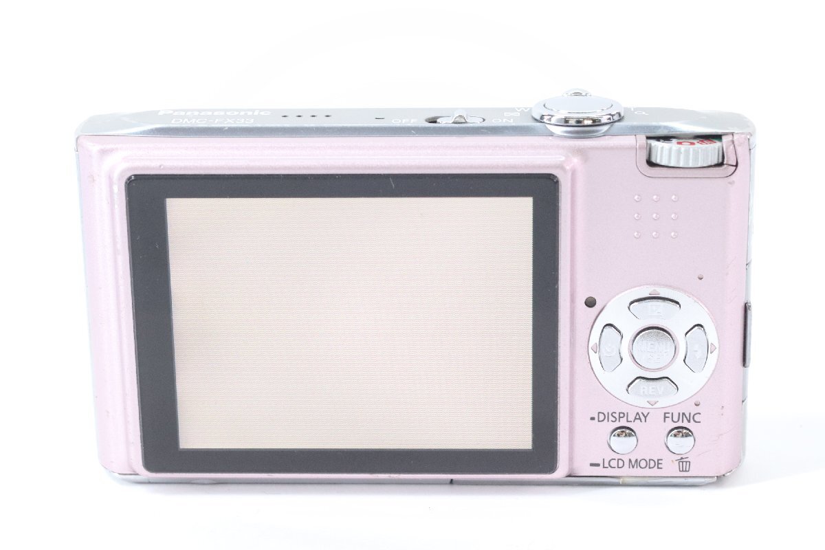 【ジャンク】Panasonic パナソニック LUMIX DMC-FX33 ピンク デジタルカメラ デジカメ コンパクトカメラ 43600-Yの画像10