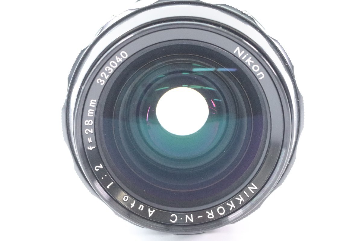 NIKON ニコン NIKKOR-N・C Auto 28mm F2 一眼レフ カメラ 単焦点 レンズ 43554-Kの画像4