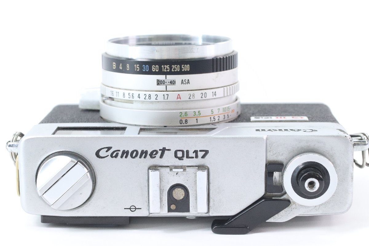 CANON キャノン Canonet QL17 G-III レンジファインダー フィルム カメラ 43551-K_画像7