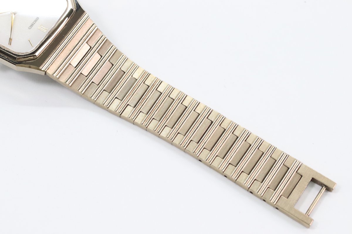 SEIKO セイコー Dolce ドルチェ 7741-5130 クォーツ メンズ 腕時計 ゴールドカラー 4988-N_画像5