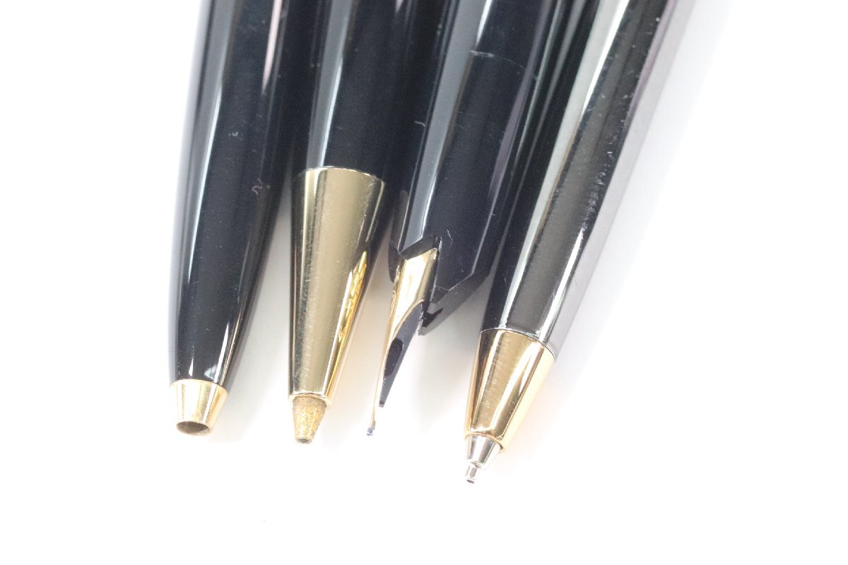 【4点】 MONTBLANC モンブラン WATERMAN ウォーターマン 万年筆 ボールペン シャーペン ペン先 585 刻印 文具 筆記用具 まとめ 4885-B_画像8