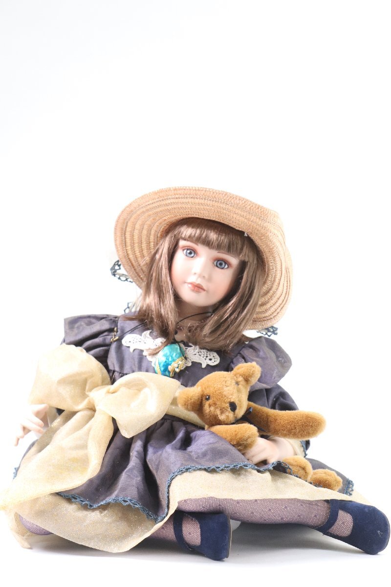 【4点】Alberon アルベロン 等 ビスクドール 西洋 創作人形 少女 女の子 婦人 アンティーク 現状品 まとめ 4801-HA_画像8