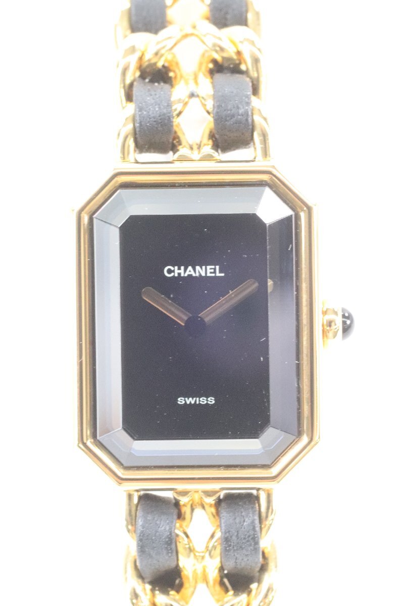 CHANEL シャネル プルミエール Lサイズ クォーツ レディース 腕時計 箱付 4985-Nの画像2