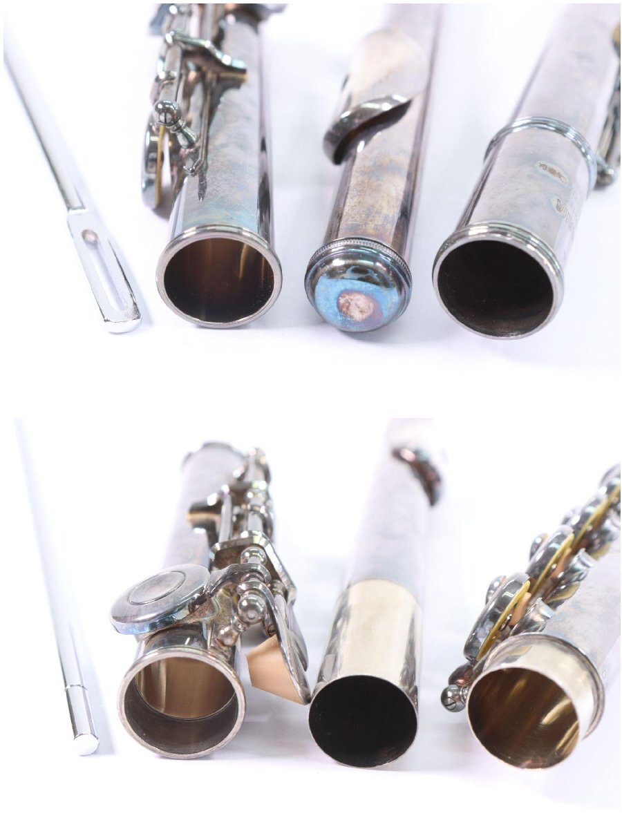 YAMAHA ヤマハ YFL211S フルート ハードケース クリーニングロッド付き 管楽器 ハードケース付き 音楽 吹奏楽 木管楽器 4773-K_画像4