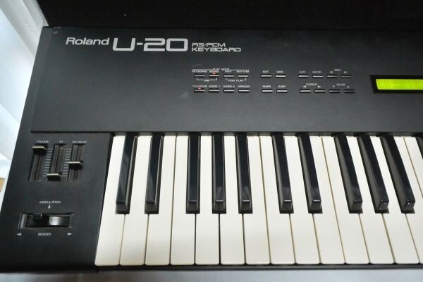 ■動作品■ Roland U-20 ローランド シンセサイザー RS-PCM Keyboard  Vintage from 1988 の画像2
