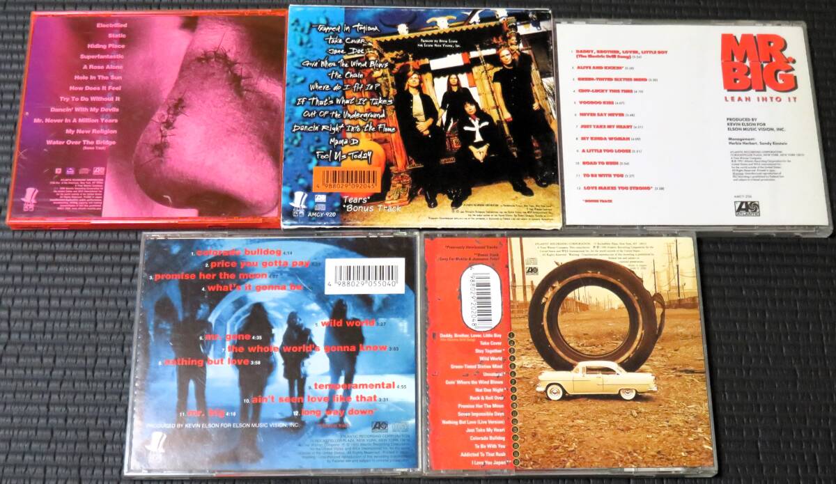 ◆Mr. Big◆ ミスター・ビッグ 5枚まとめて 5枚セット 5CD Hey Man, Bump Ahead, Get Over It, Lean Into It, Best 送料無料_画像2