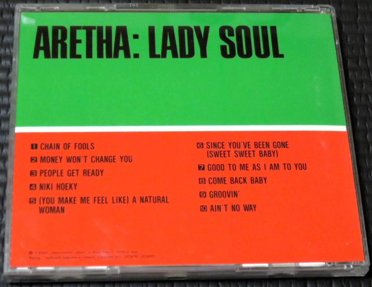 ◆Aretha Franklin◆ アレサ・フランクリン Lady Soul レディ・ソウル 国内盤 CD ■2枚以上購入で送料無料_画像2