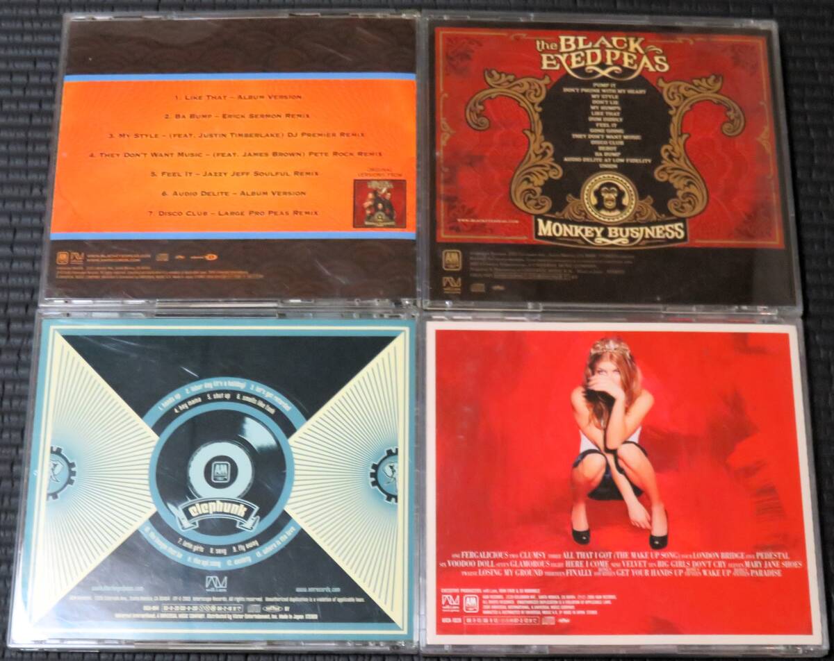 ◆The Black Eyed Peas◆ ブラック・アイド・ピーズ 4枚まとめて 4枚セット 4CD Renegotiations, Monkey Business 帯付き 送料無料