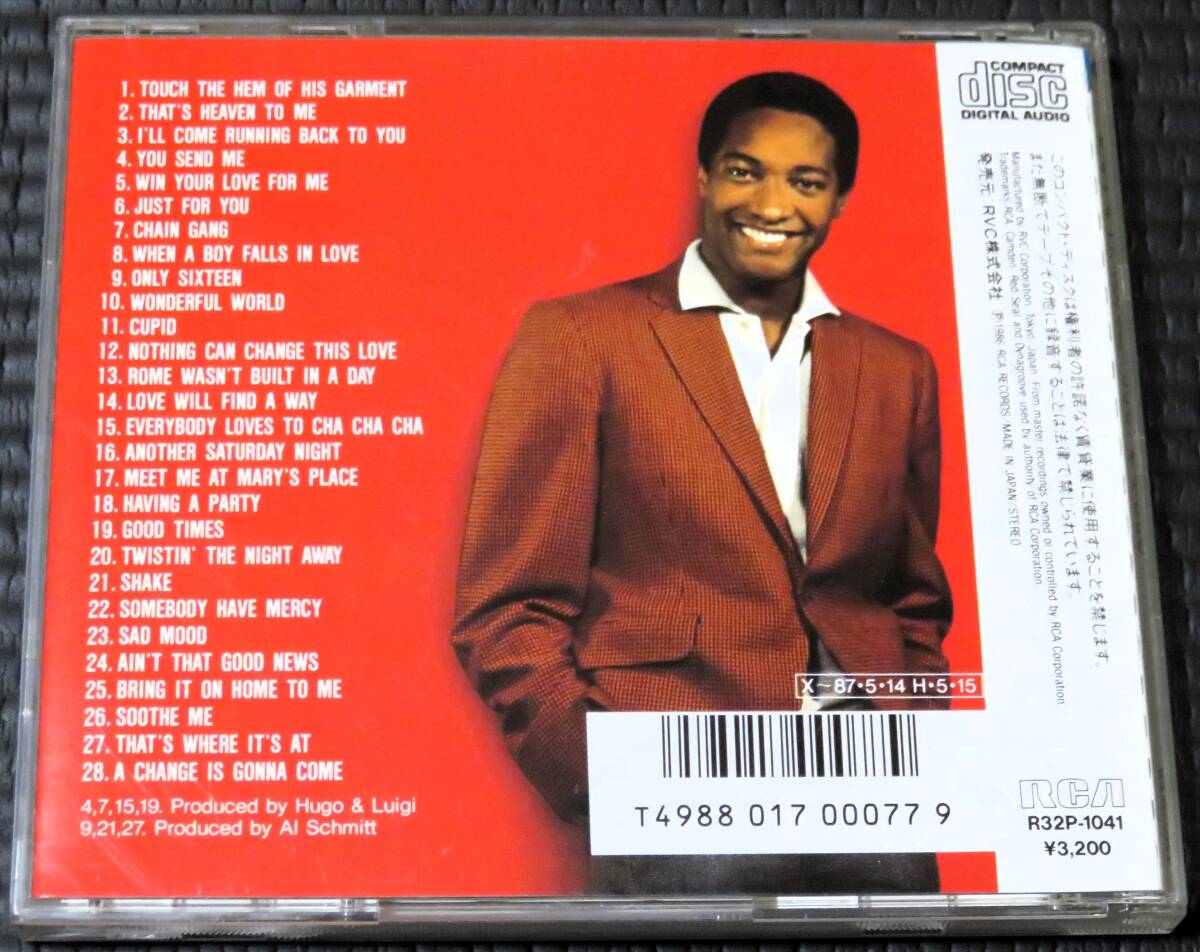 ◆Sam Cooke◆ サム・クック The Man And His Music Best ベスト 税表記無 3200円盤 国内盤 CD ■2枚以上購入で送料無料_画像2
